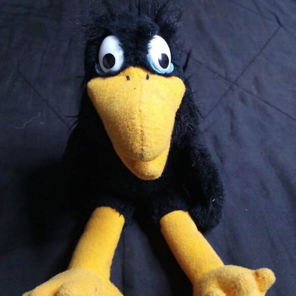 Vintage Secret of Nimh Plush Stuffed 1982 Jeremy The Crow 9" Dakin RARE - Picture 1 of 10